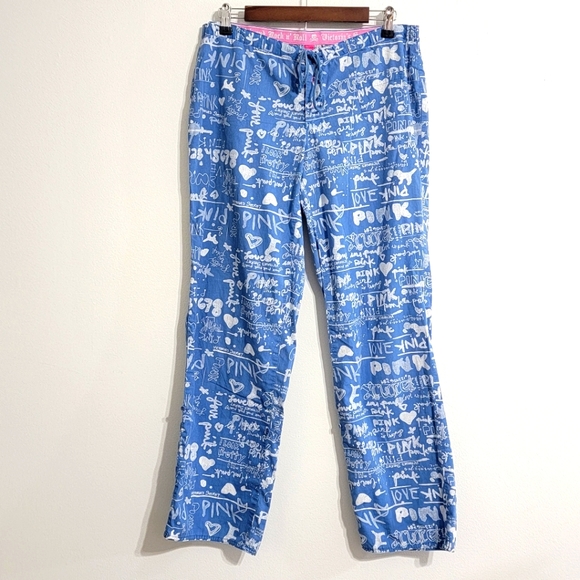 PINK Victoria's Secret Other - Victoria's Secret PINK- Love, PINK and Rock N' Roll Pajama Pants Size Medium